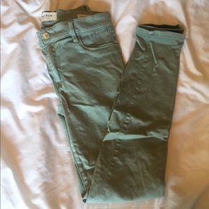 Pacsun Green Skinny Jeggings